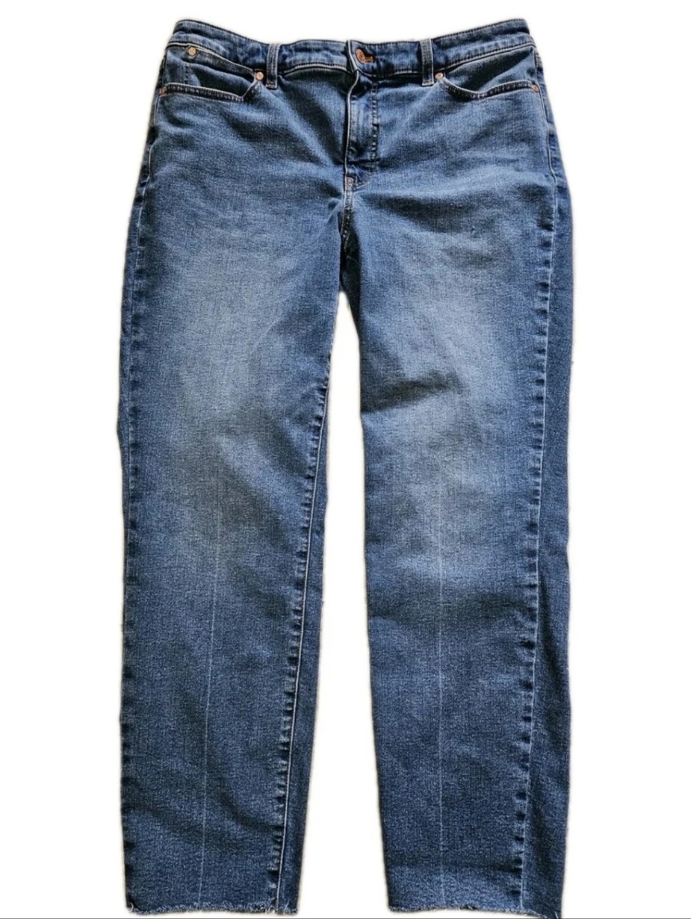 Talbots Women's Slim Ankle Raw Hem Women's Jeans Size 12